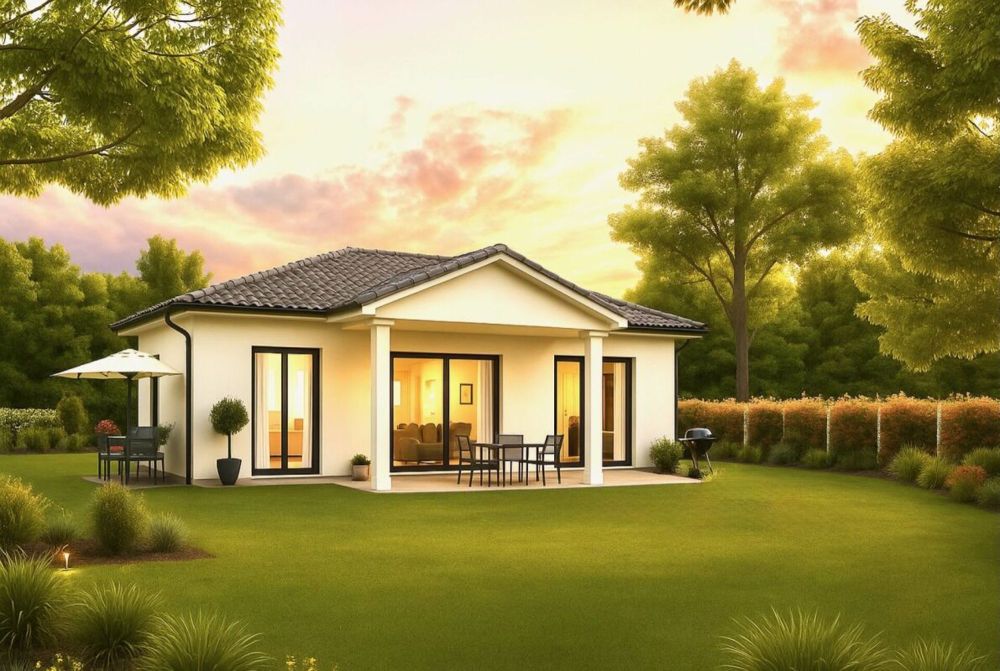 Neubau, Tiny House, wohnen auf einer Etage! - Bild 1