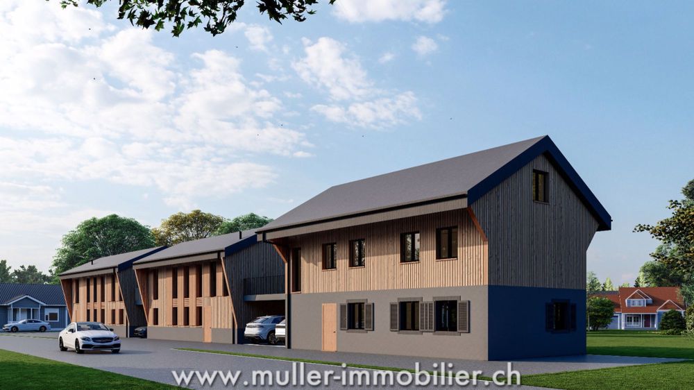 Neue Halb-Einfamilien-Villa mit Garten in den Höhen von Payerne - Bild 2