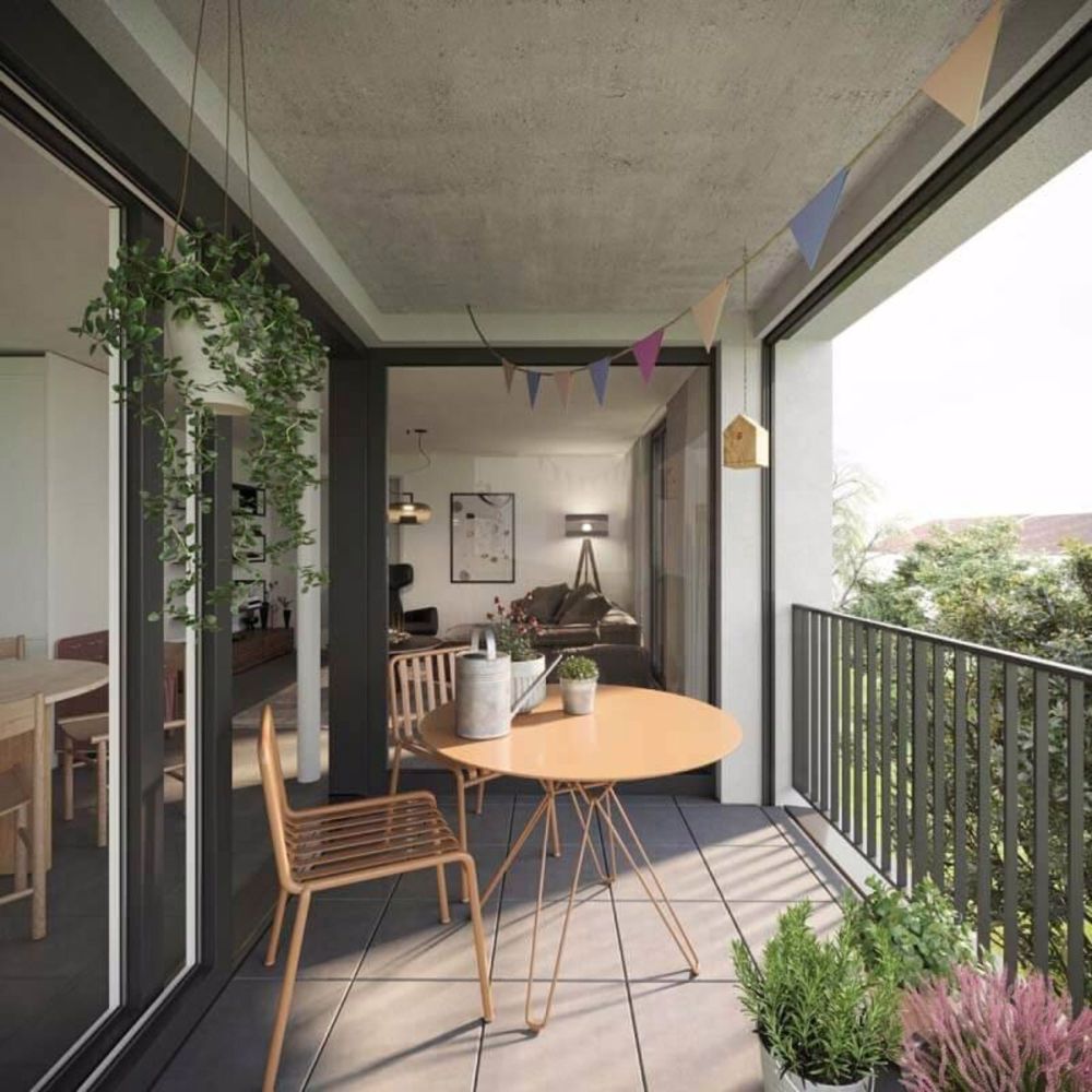Moderne 4 1/2-Zimmer-Wohnung im Xaver-Areal - Loggia