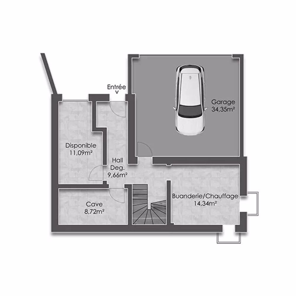Schönes Chalet mit 4.5 Zimmern zur Errichtung - Jaun - Bild 11
