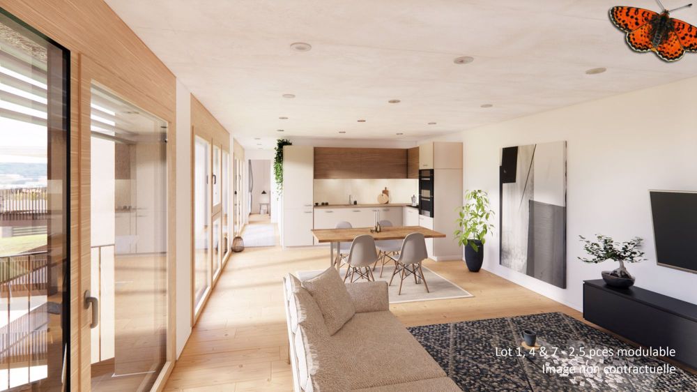 2½ Räume modulierbar in Broc in einer neuen Promotion! - Bild 2
