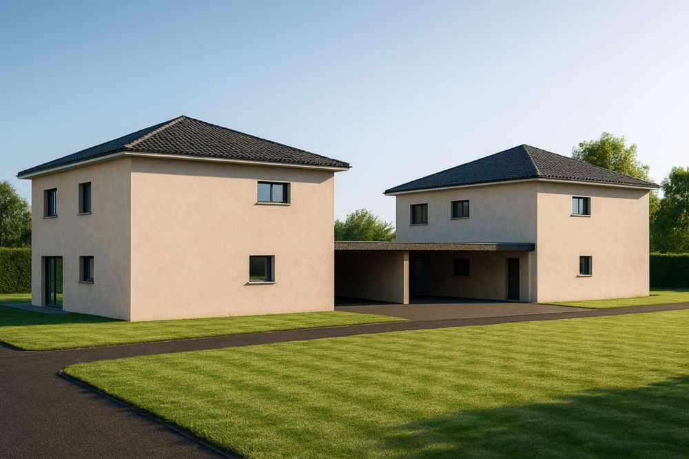 Neubau, Einfamilienhaus mit Doppelcarport an ruhiger Lage - Bild 2