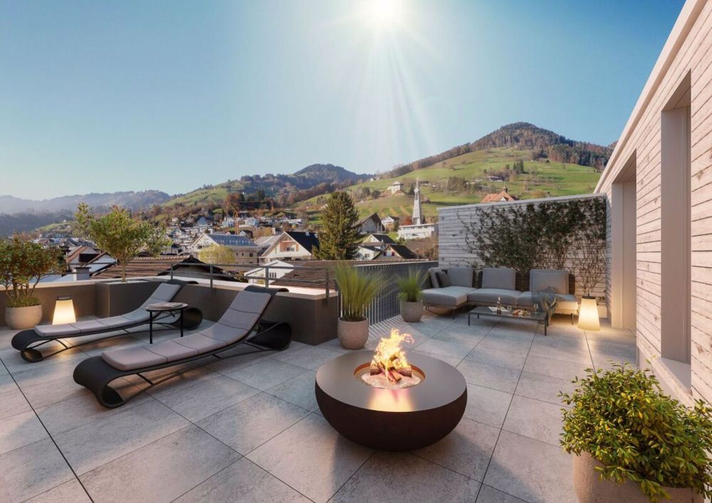 Äusserst hochwertige Attikawohnung mit riesiger Terrasse und wunderschöner Weitsicht - Bild 7