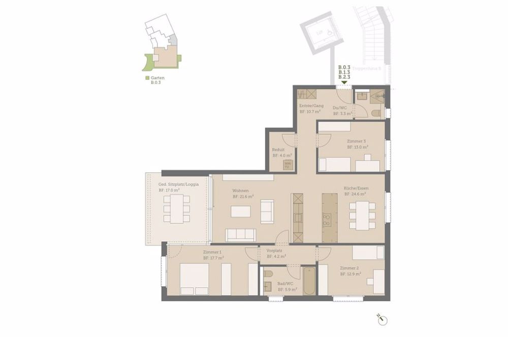 Nachhaltig + zentral wohnen: Nur noch zwei bezugsbereite 4.5 Zimmer-Wohnungen - Bild 11