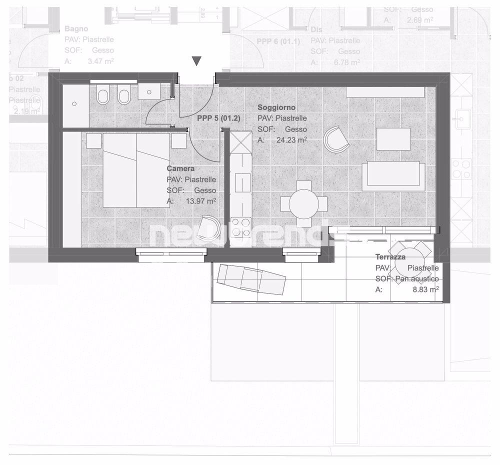 Tesserete, 2,5 Zimmer Neubau in einer Anlage mit nur 8 Einheiten - Bild 13