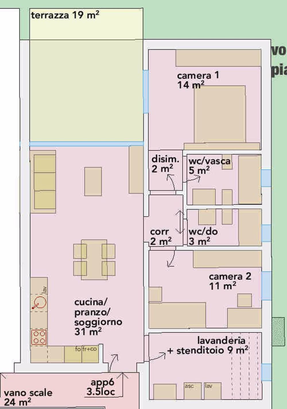 Nuovo spazioso appartamento con bella terrazza - Bild 6