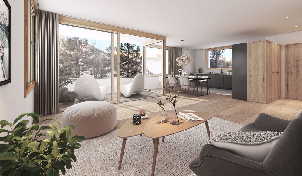 Neubau Chesa Terrafina - Die super Komfortable 4.5-Zimmer-Erstwohnung | dreamo.ch - Bild 1