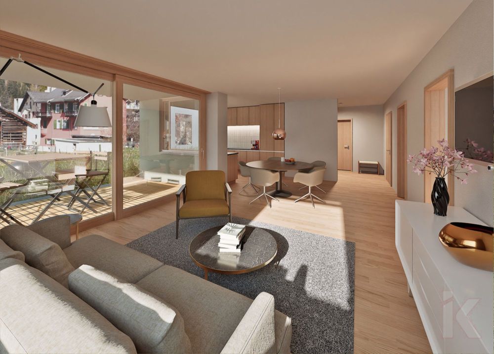 Neubau Quadra Haus A- Andeer- 3.5 Zi- Dachwohnung ERSTBEZUG - Bild 2
