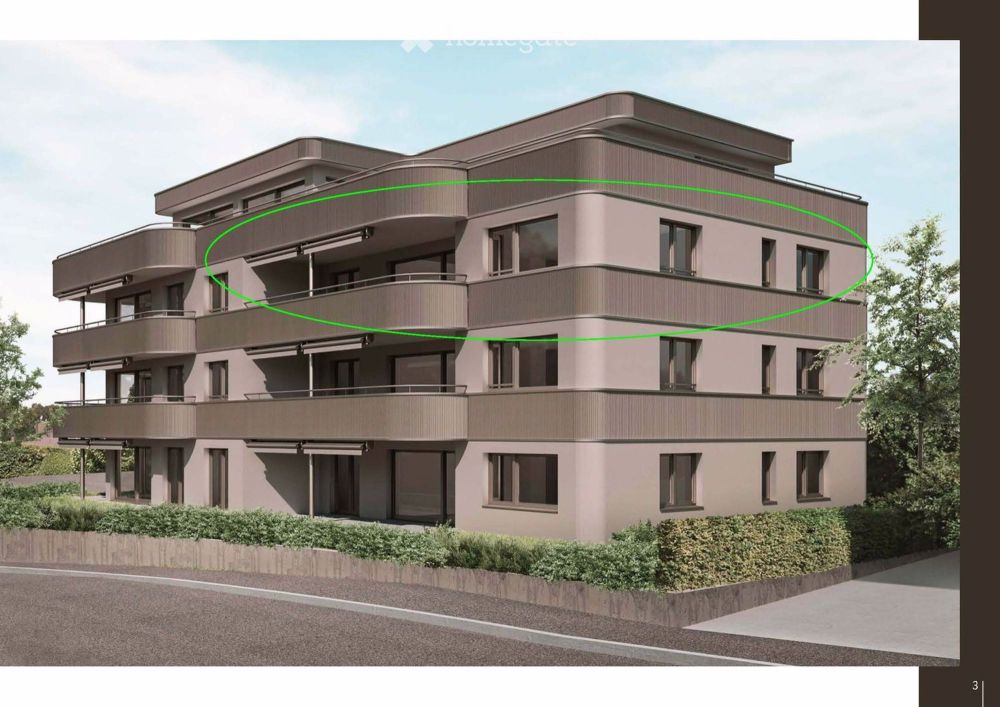 Moderne 5.5-Zimmer-Neubau-Wohnung in Niederrohrdorf - Bild 1