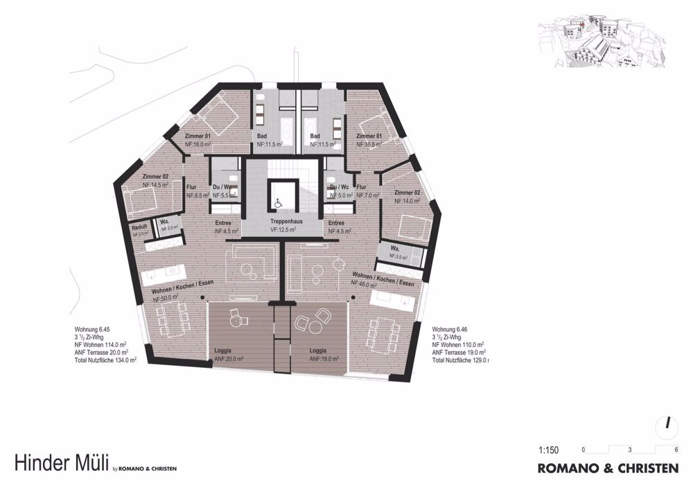 6.45 | Moderne 3.5-Zimmer-Wohnung in Beromünster - Bild 3
