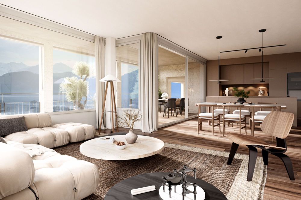 Exklusive Neubauwohnung mit Panoramasicht - Bild 3