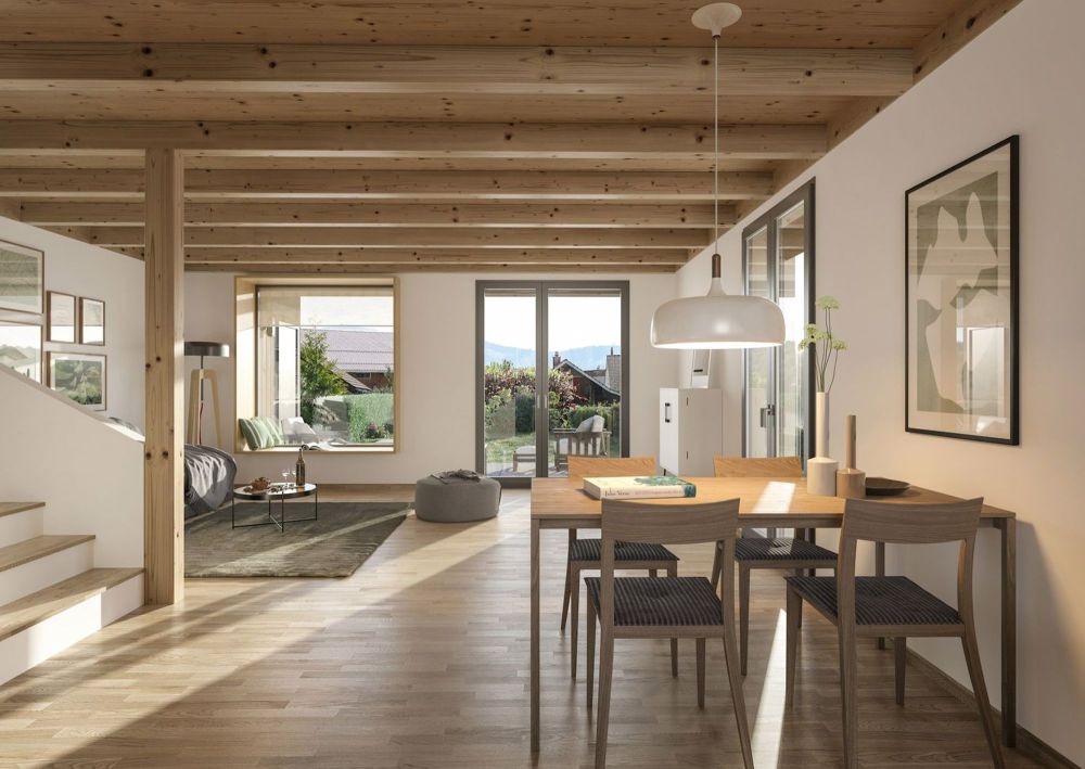 Ihr neues Reiheneinfamilienhaus aus Holz - nachhaltig, warm und familiär - Bild 2