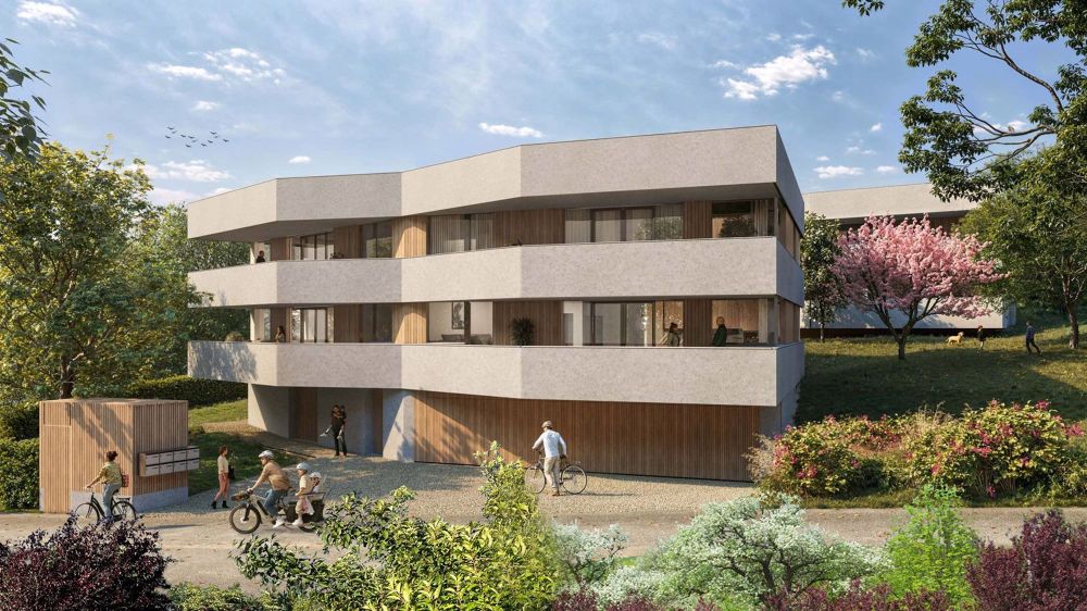 PORTES OUVERTES SUR CHANTIER ! N'HESITEZ PAS À NOUS CONTACTER - Vue extérieure Lausanne Lisière