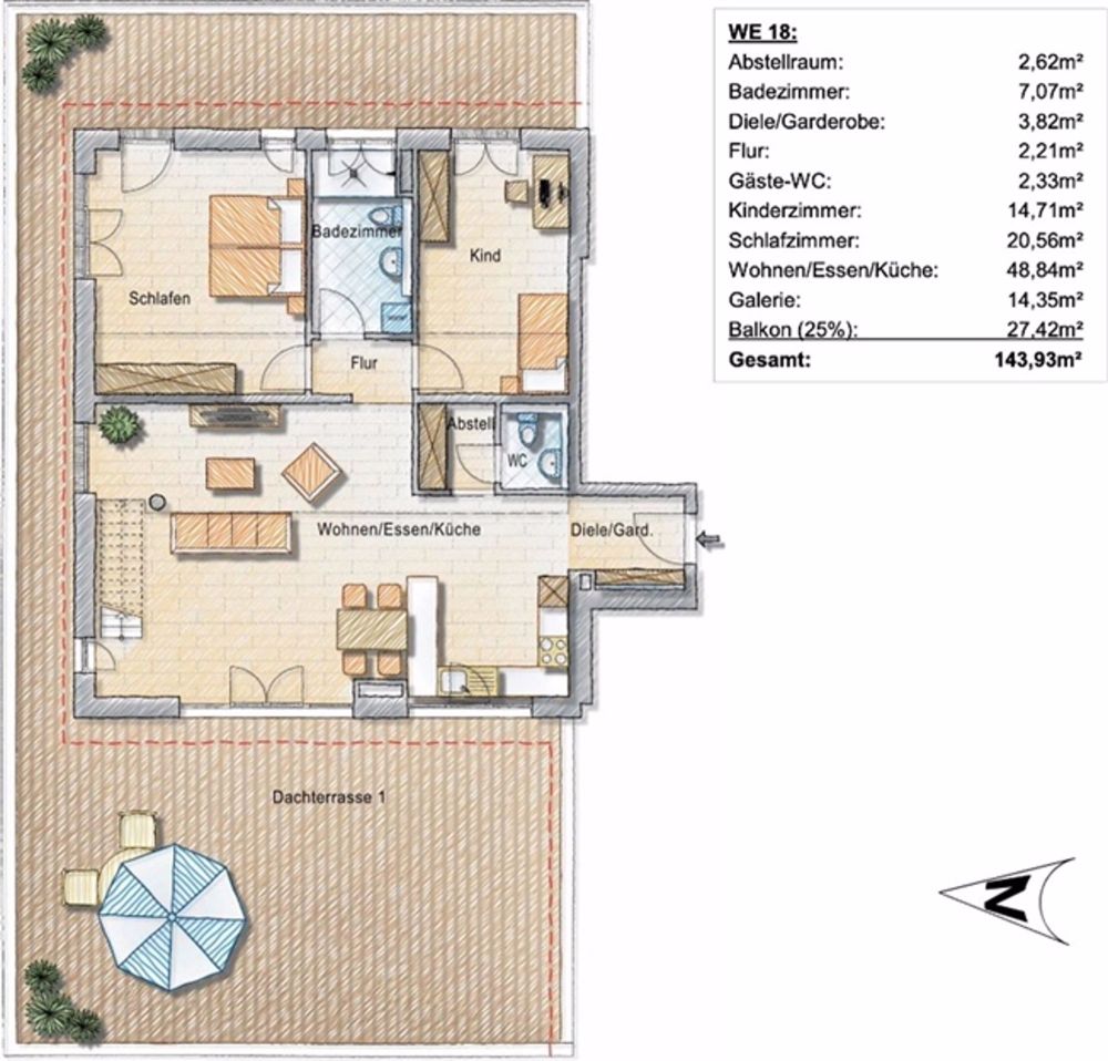 4.5 Room apartment - Bild 10