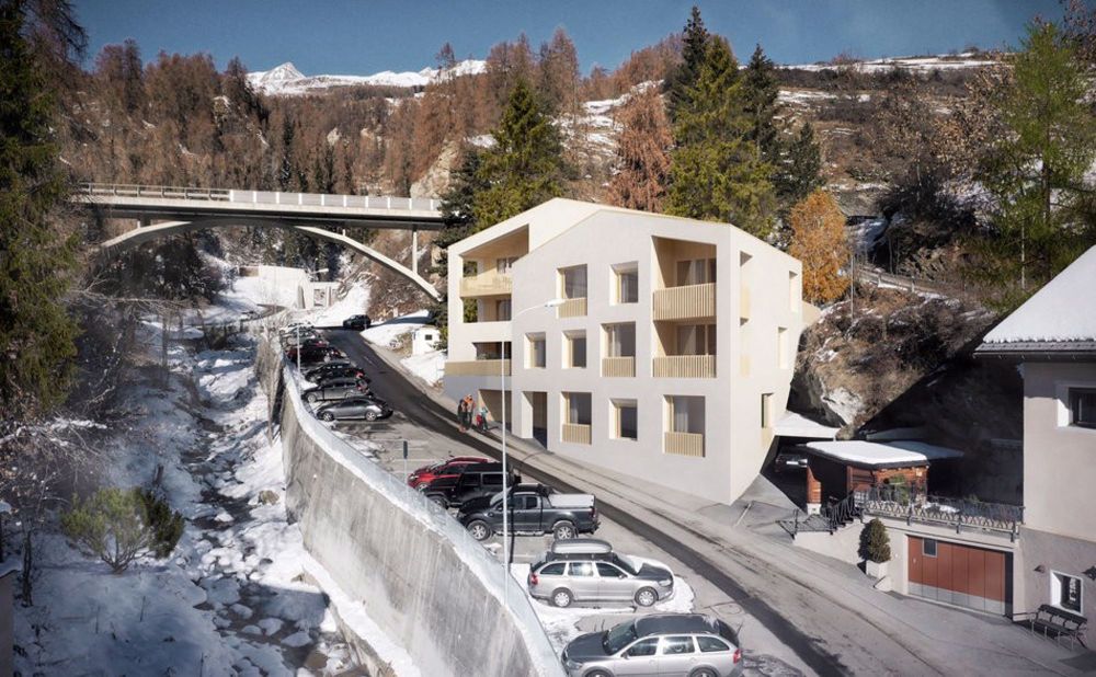 Neubau-Projekt Chasa Engiadina. Zweit- und Erstwohnungen. - Das Projekt Chasa Engiadina