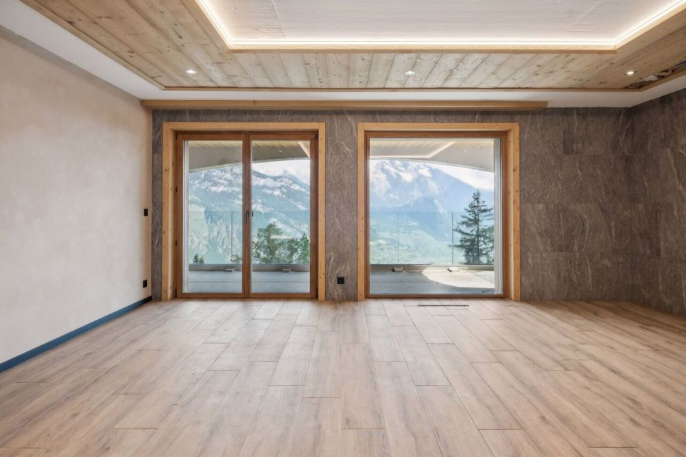 Superbe duplex neuf de standing - Salon - séjour app.témoin similaire terminé en standing + / Salon - Wohnzimmer app. L1 abgeschlossen in Standing / Living room app. L1 finished in standing