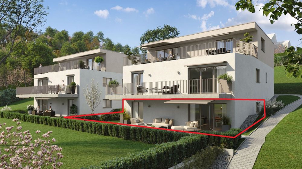 Neubauprojekt "HOFMATT" mit sechs Eigentumswohnungen (Wohnung 6) - Visualisierung