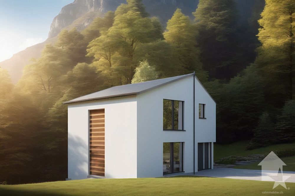 Les Evouettes, nouveau projet de construction d'une villa individuelle - Bild 1