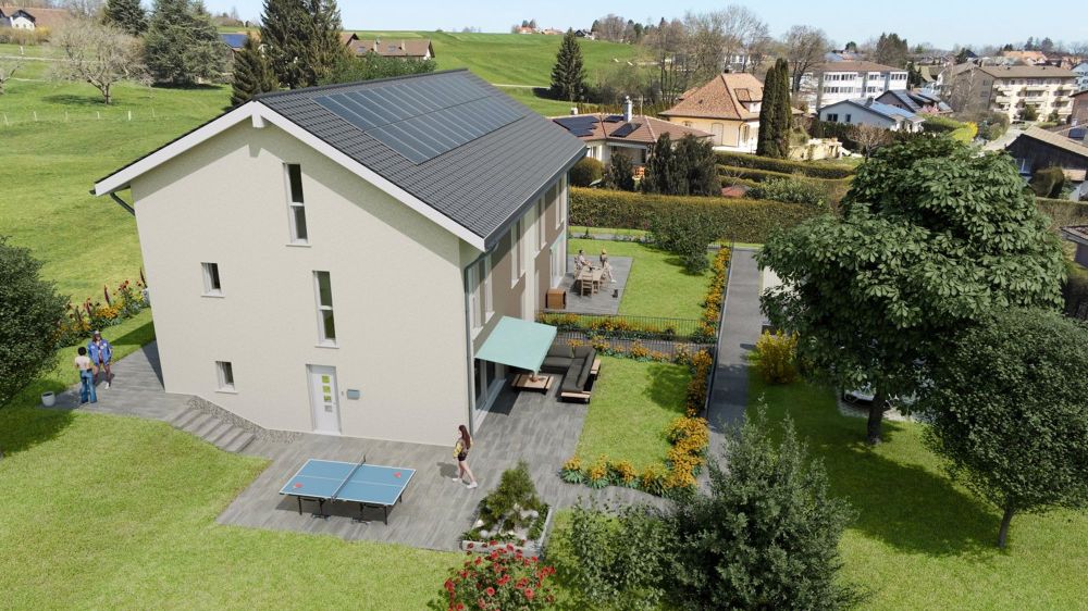 Neubau MINERGIE von 2 Villen in Savigny - Bild 3