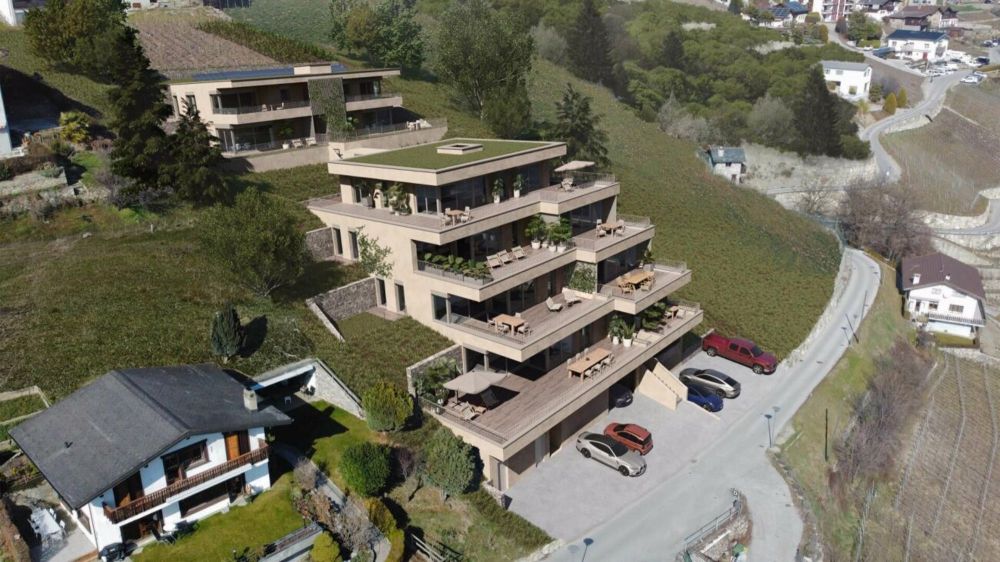 Dachgeschoss 2.5 Zimmer in Corin-de-la-Crête - Bild 1