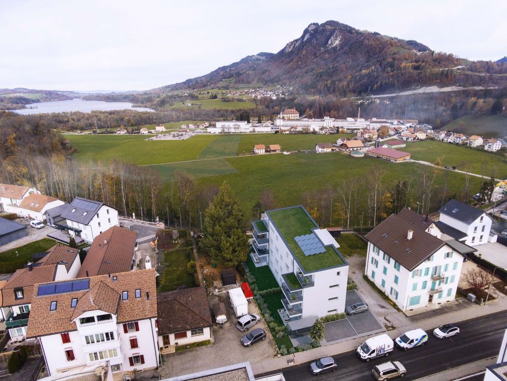 Attique d'exception de 5,5 pièces avec vue imprenable sur le lac de la Gruyère - Bild 6