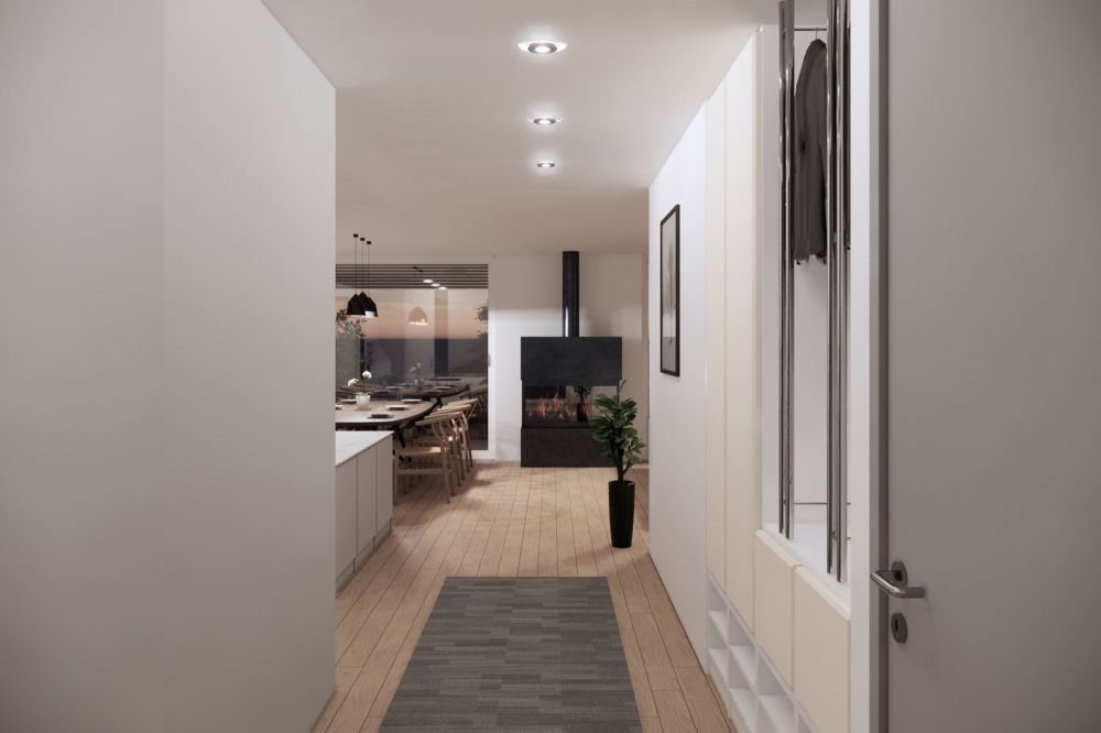 Neue barrierefreie Attika-Wohnung an top Lage - Korridor