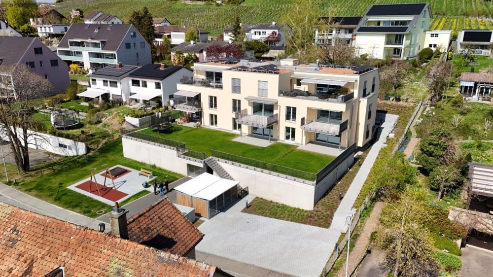 3.5-Zimmer-Gartenwohnung mit Gartenanteil - Aussenansicht