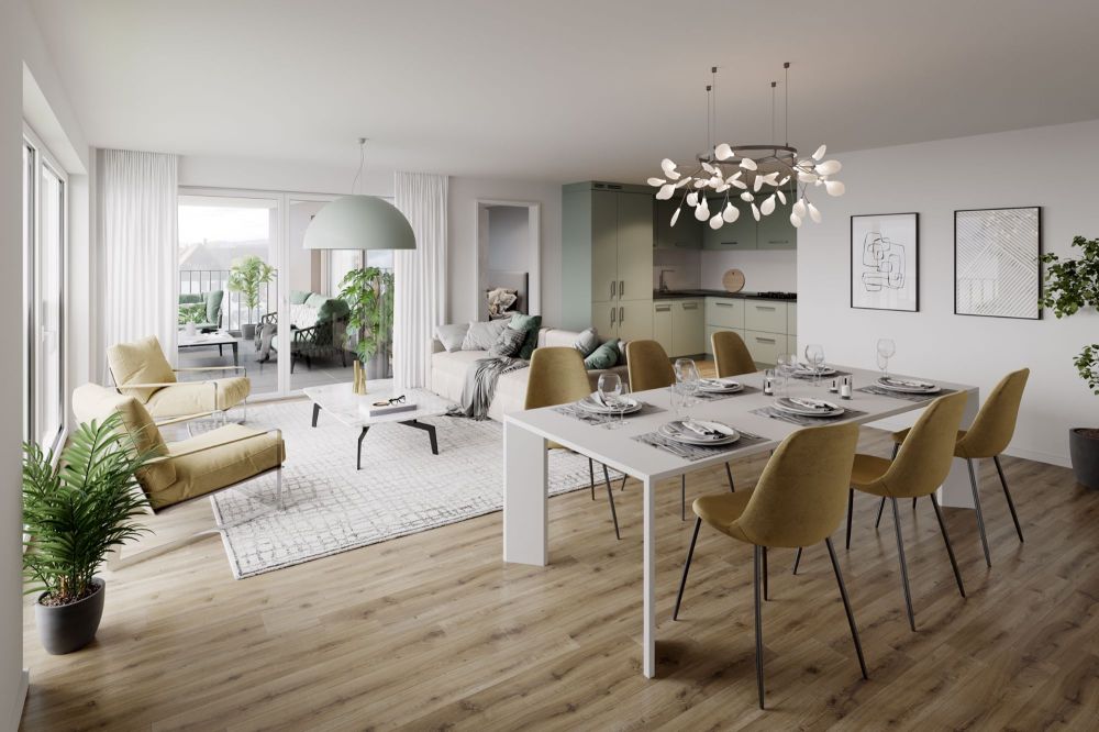 Moderne Neubauwohnung mit schönem Balkon - Bild 4