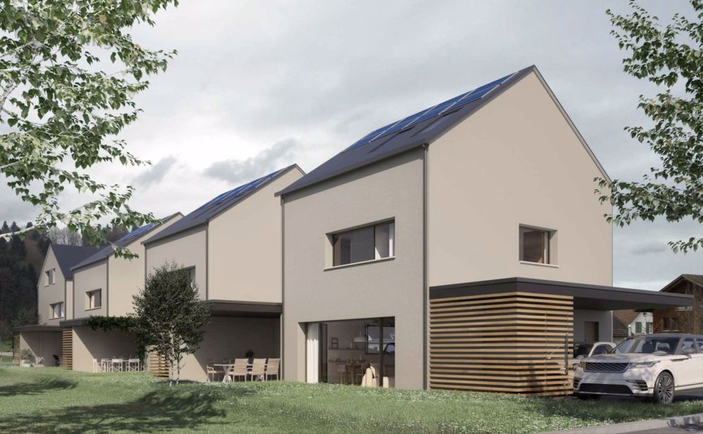 Nachhaltig gebaut - modern gelebt: Ihr neues Zuhause in Brittnau - Aussenvisualisierung