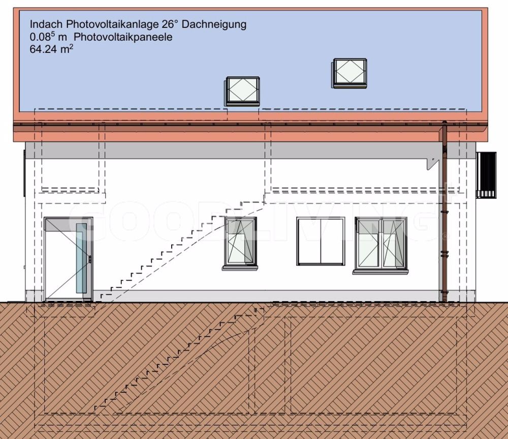 Einmalige Chance an Idyllischer Lage: Bewilligtes Neubauprojekt HAUS A für die ganze Familie - Nord-Ost Ansicht