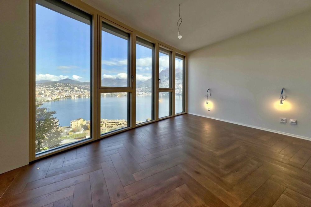 Moderne Neubauwohnung mit Terrasse und atemberaubendem Blick auf den See zum Verkauf in Lugano-Paradiso - Bild 10