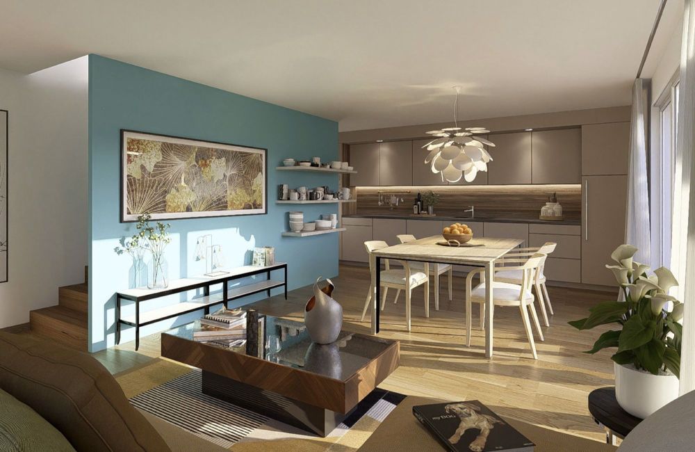 Nouveau projet de 2 villas jumelées à 10 minutes de Romont - Bild 5