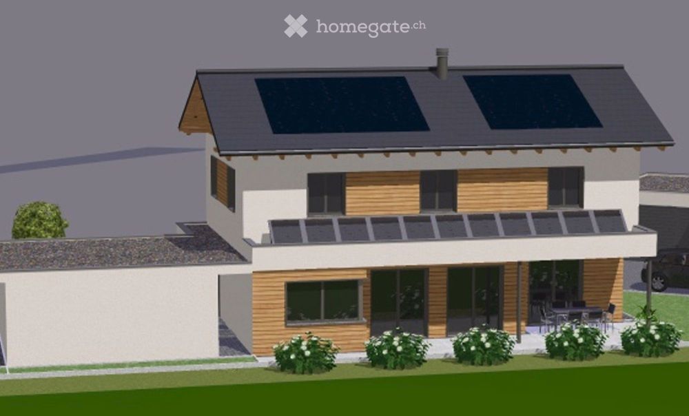 Modernes 5.5-Zimmer-Einfamilienhaus mit Bergblick in Davos Dorf, Haus B - Bild 1