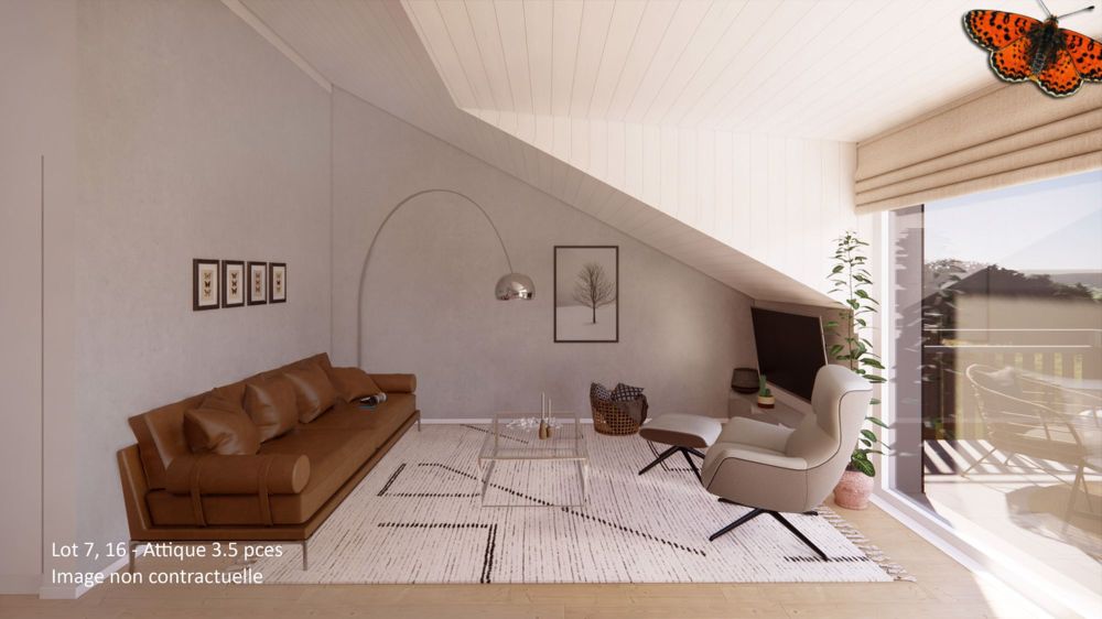 Superbe 3½ attique dans nouvelle promotion à Vaulruz - Bild 5