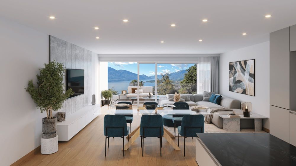 Lussuoso 3.5 locali: modernità ed eccellenza con vista lago - Bild 2