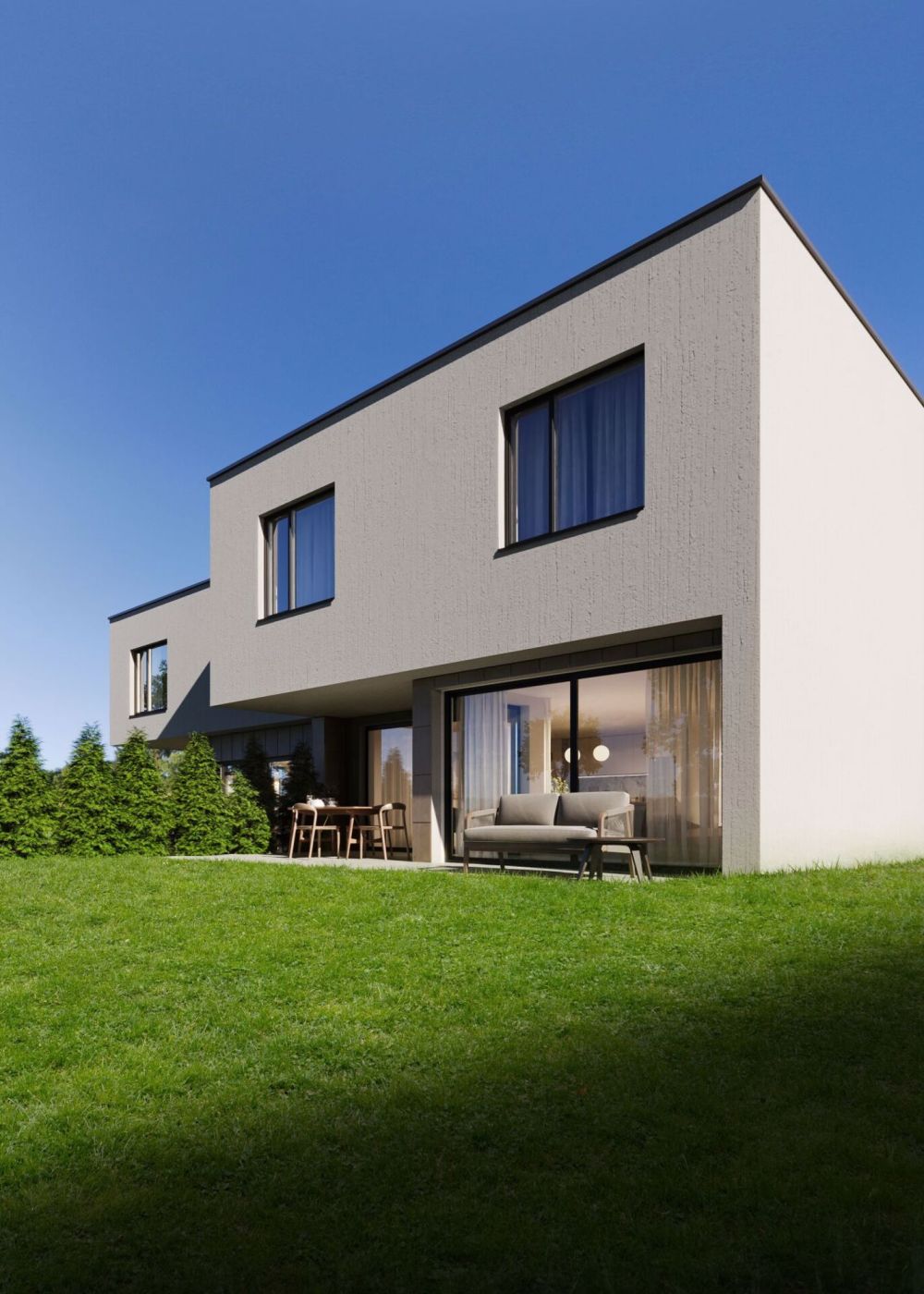 Exklusives Neubau-Doppeleinfamilienhaus in Uznach – Ihr neues Zuhause ab 2025 - Bild 1