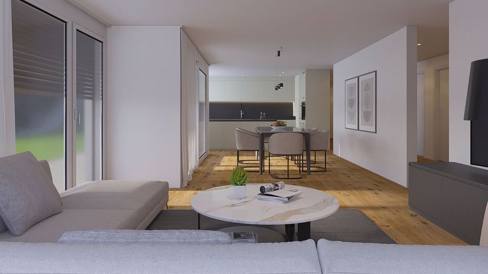 Moderne 5.5-Zimmer-Gartenwohnung mit hochwertigem Ausbau in Brig - Bild 2