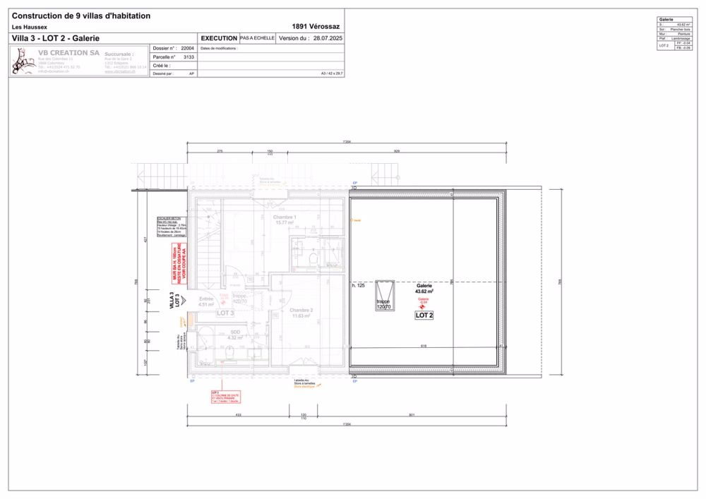 Magnifique Chalet-Villa mitoyen 4,5 Zimmer in Vérossaz - Bild 7