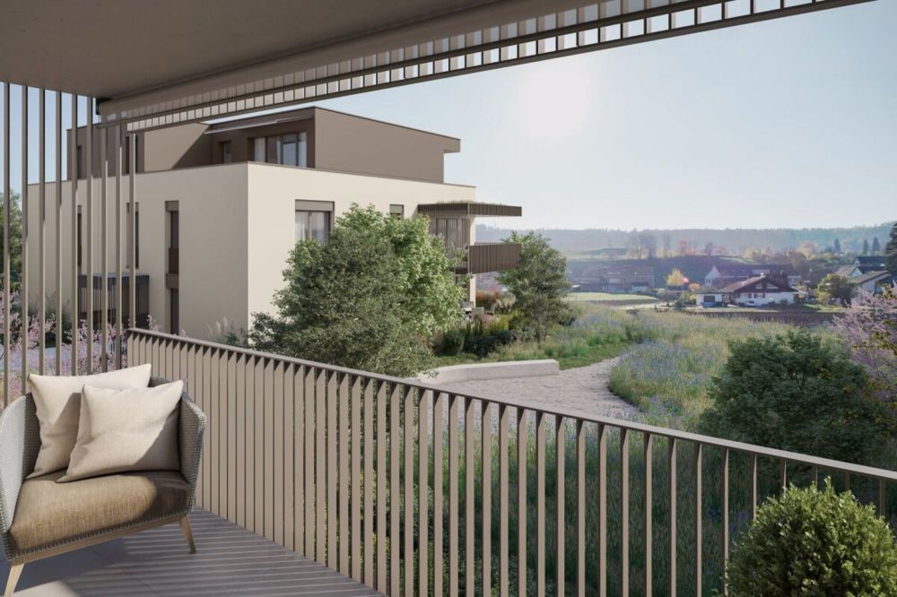 Ihr Rückzugsort am Feldrand: Komfortable 3.5-Zimmer-Wohnung mit Garten - Bild 5