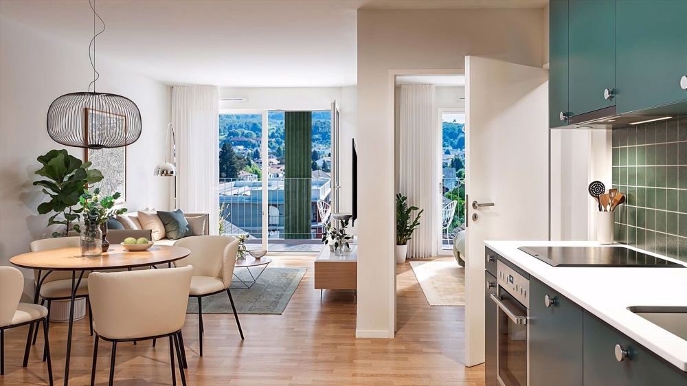 Erstbezug: 1.5-Zimmer-Single-Wohnung - Innenansicht
