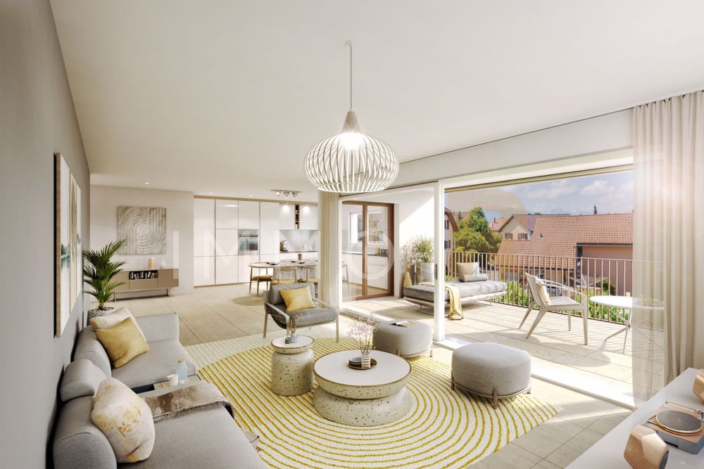 Dernier appartement 5,5 pièces avec jardin - Bild 1