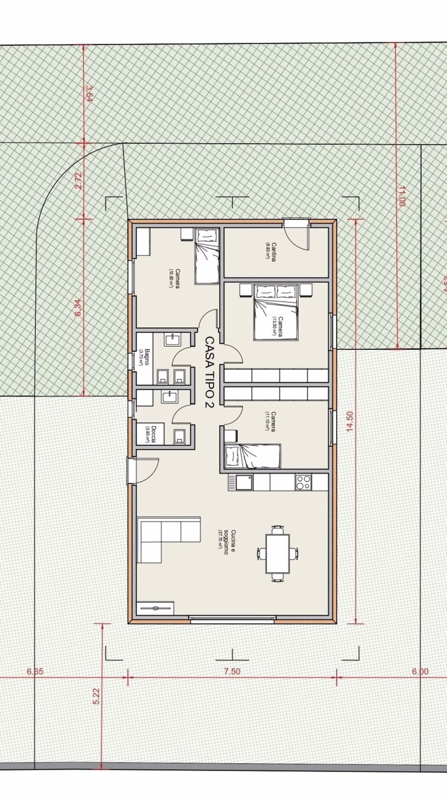 Nuova casa unifam. - Tutto su un piano / Neues Einfamilienhaus - Alles auf einer Etage - Bild 2