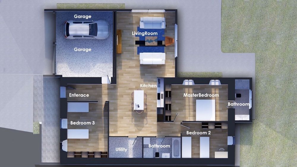 Magnifique appartement de 125 m2 avec terrasse et garage double - Bild 5
