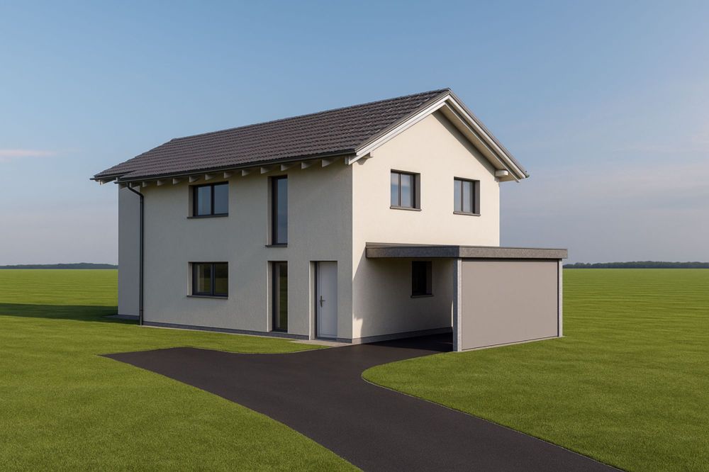 Neubau, 5.5 Zimmer Einfamilienhaus an schöner Lage - Bild 1