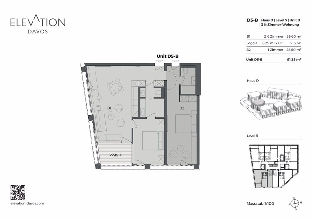 3 1/2-ZW NEUBAU ELEVATION NR. D5-B - Elevation_D5-B
