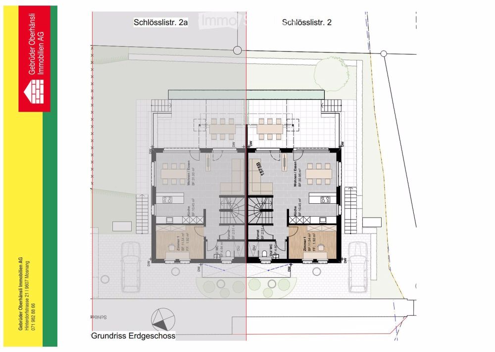 Neues 5.5-Zimmer-Doppeleinfamilienhaus in Dietfurt mit Garage und Balkon - Bild 3