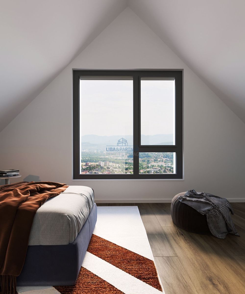 Architektonischer Neubau an idyllischer Wohnlage mit Aussicht - Dachzimmer mit Aussicht