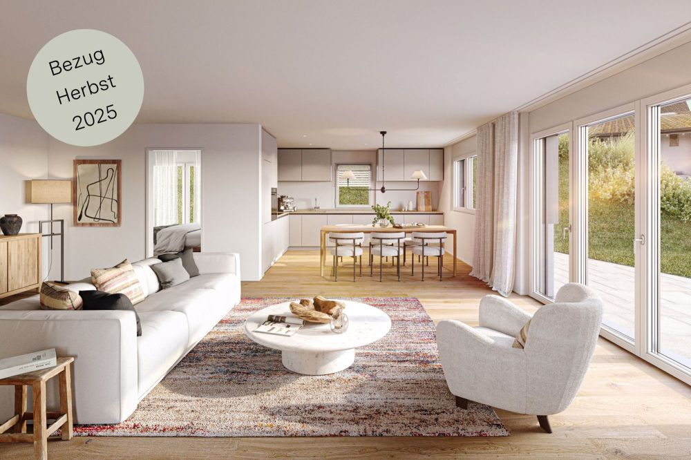 Gartenwohnung mit grosszügigem Sitzplatz - Walde Immobilien AG