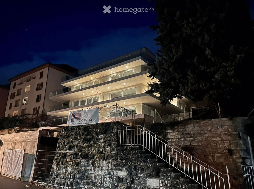 Superbe appartement de 2.5 pièces avec jardin et aperçu lac – Neuchâtel - Bild 1