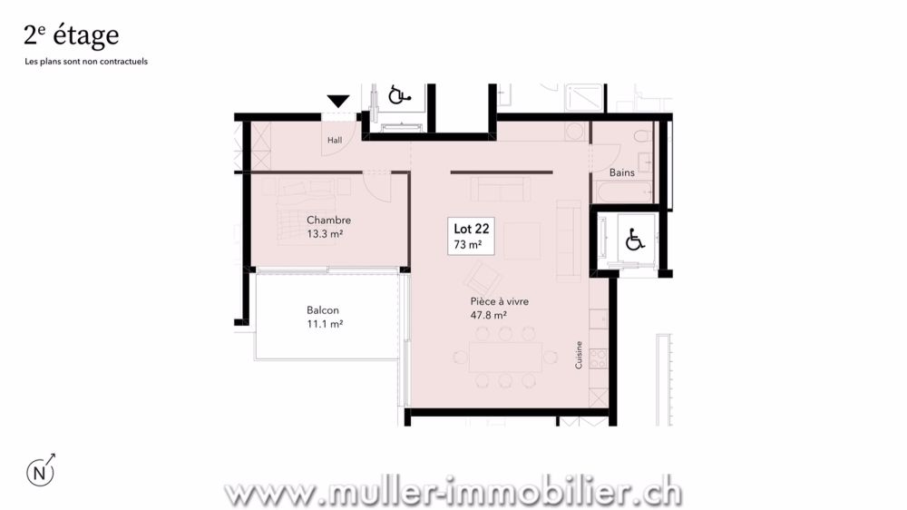Schönes 2,5-Zimmer-Neubau in der Campagne! - Bild 5